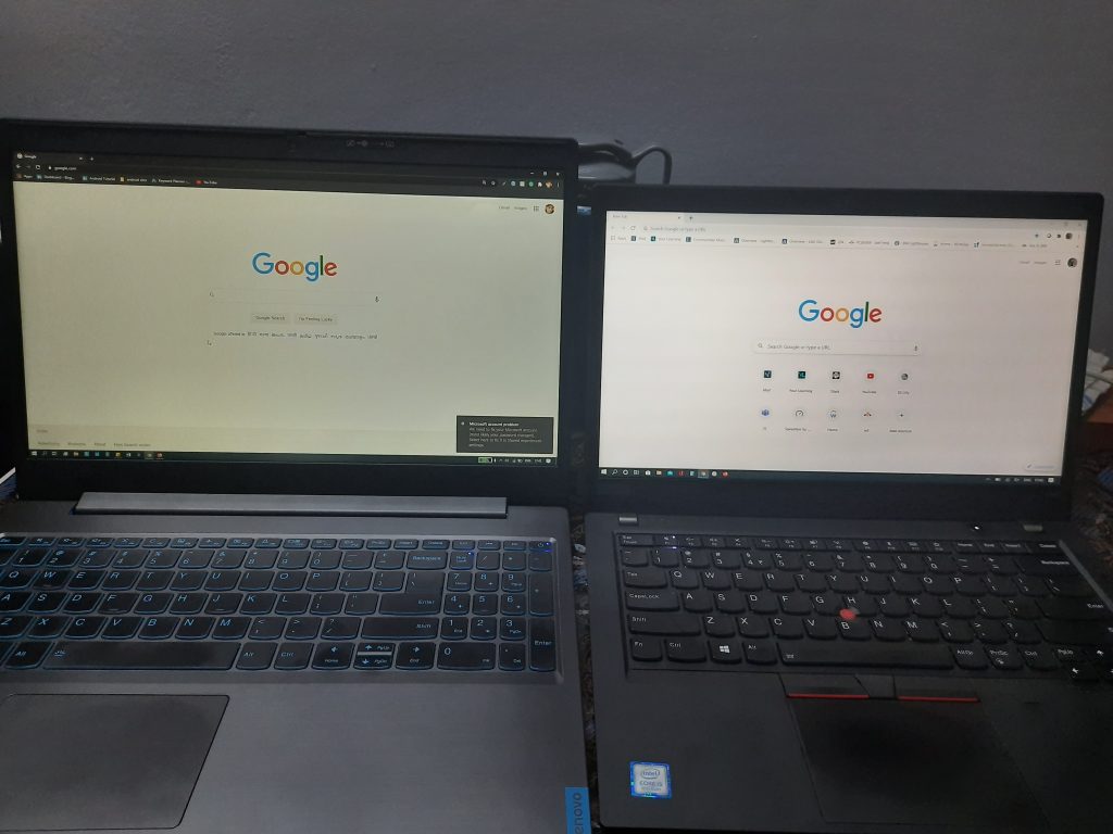 Lenovo Laptop screen yellow tint